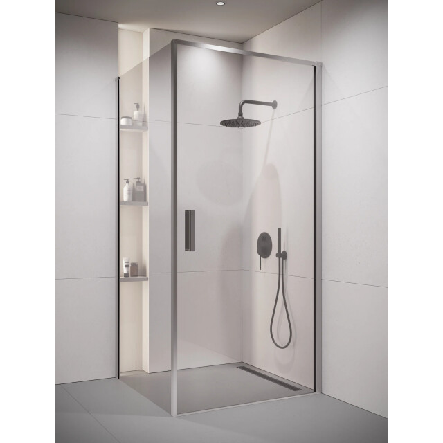 Badplaats Douchecabine alava 100 x 100 x 190 cm chroom douchewand met 3192180 large