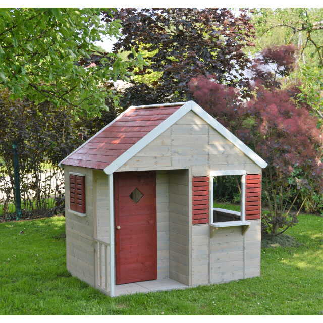 Wendi Toys Houten speelhuis krokodil 155x120x168cm - 3084060 large