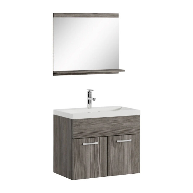 Badplaats Badkamermeubel montreal set 02 60 x 35 cm grijs badmeubel 3181407 large