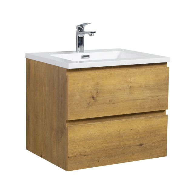 Badplaats Badkamermeubel set angela 60 cm - badmeubel met wastafel 3181347 large