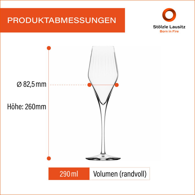 Stölzle Set/6 champagne 29 cl symphony 3083871 large
