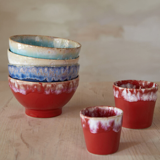Costa Nova Set/4 latte bowls 15 cm denim blauw 3083915 large
