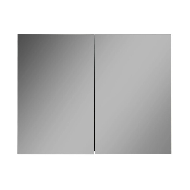 Badplaats Badkamerkast cuba 90 x 16 x 70 cm zwart spiegelkast badkamer 3181307 large