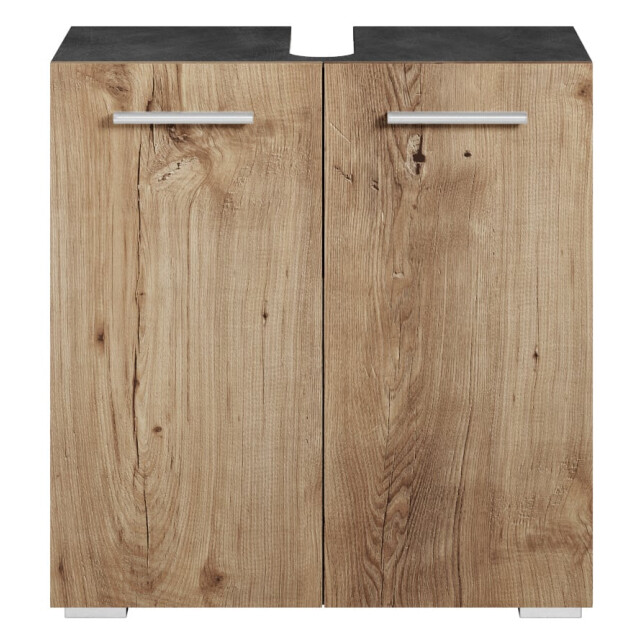 Badplaats Wastafel onderkast jupiter 60 x 30 x 60 cm kastanje met donker 3181146 large