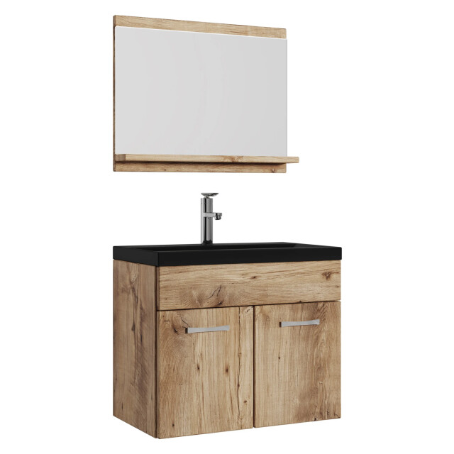 Badplaats Badkamermeubel montreal set 02 60 x 35 cm kastanje badmeubel 3181157 large