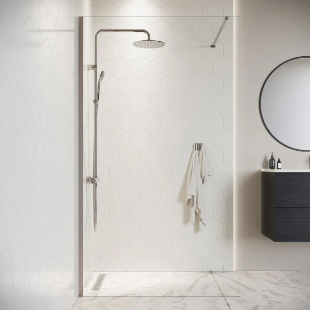 Badplaats Douchewand florida 120 x 200 cm chroom – inloopdouche 8 mm 3181258 large