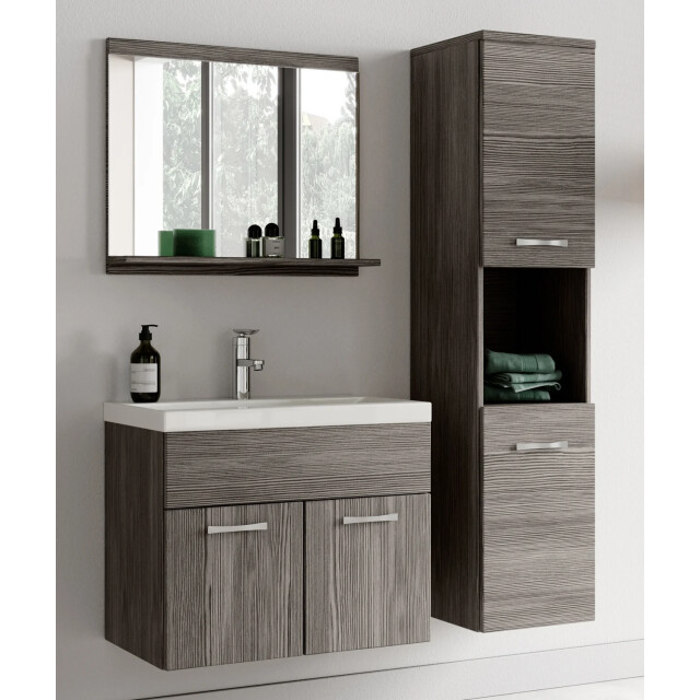 Badplaats Badkamermeubel montreal set 02 60 x 35 cm grijs badmeubel 3181407 large