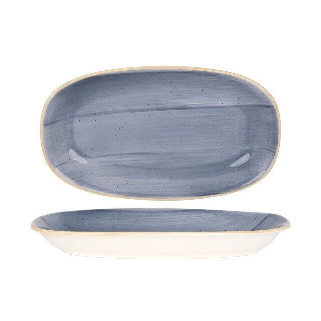 Bonna Serveerschaal aura dusk porselein 34x19 cm set van 2 3069044 large
