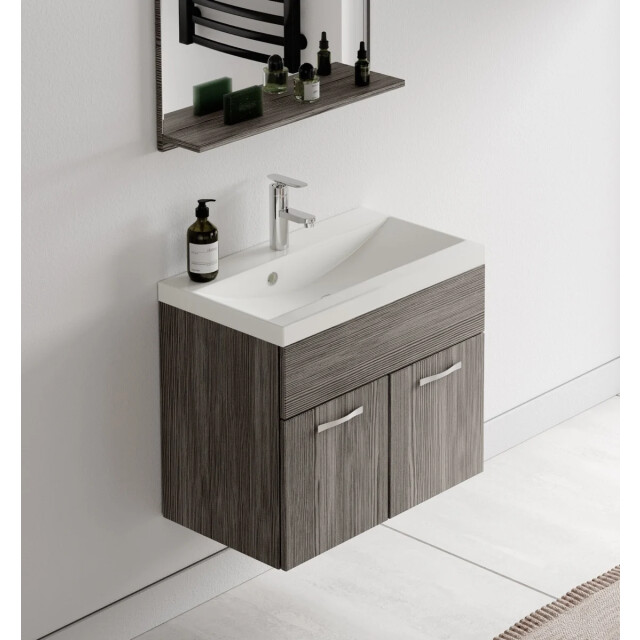Badplaats Badkamermeubel montreal set 02 60 x 35 cm grijs badmeubel 3181407 large
