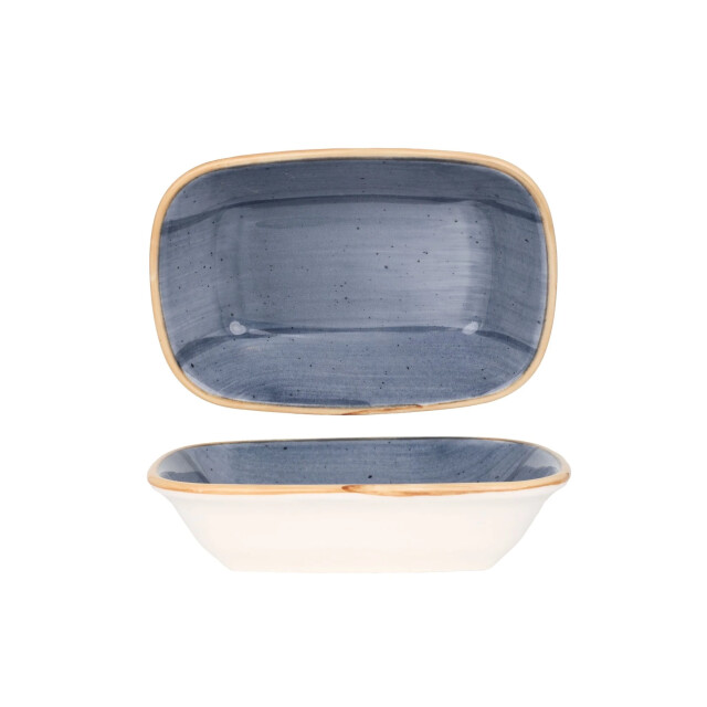 Bonna Serveerschaal aura dusk porselein 17x11.5 cm set van 2 3069066 large