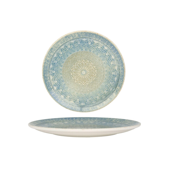 Bonna Dinerbord rivus ethnic porselein 25 cm set van 6 3078725 large