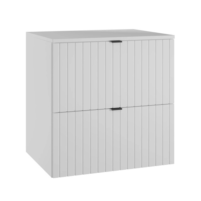 Badplaats Wastafel onderkast nile 60 x 47 x 61 cm mat wit – hangend 3180866 large