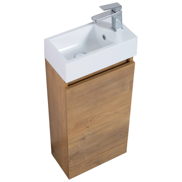 Badplaats Toiletmeubel peru 40 x 22 cm - fonteinmeubel met wastafel 3181038 large