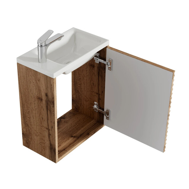 Badplaats Toiletmeubel etna 40 x 22 cm - fonteinmeubel met wastafel en 3180961 large