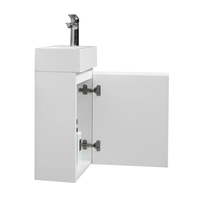 Badplaats Toiletmeubel angela 40 x 22 cm mat fonteinmeubel met wastafel 3181350 large