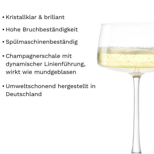 Stölzle Set/6 champagne coupe 27,5 cl power 3083939 large