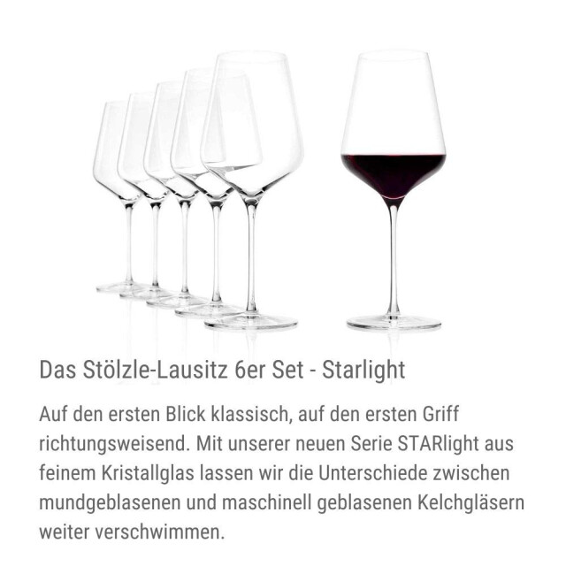 Stölzle Set/6 bordeaux 6705 cl starlight 3083917 large