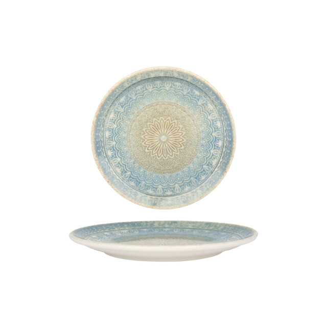 Bonna Dessertbord rivus ethnic porselein 21 cm set van 6 3078727 large