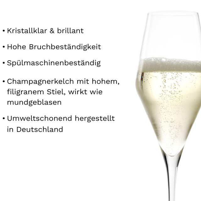 Stölzle Set/6 champagne 29 cl quatrophil 3083880 large