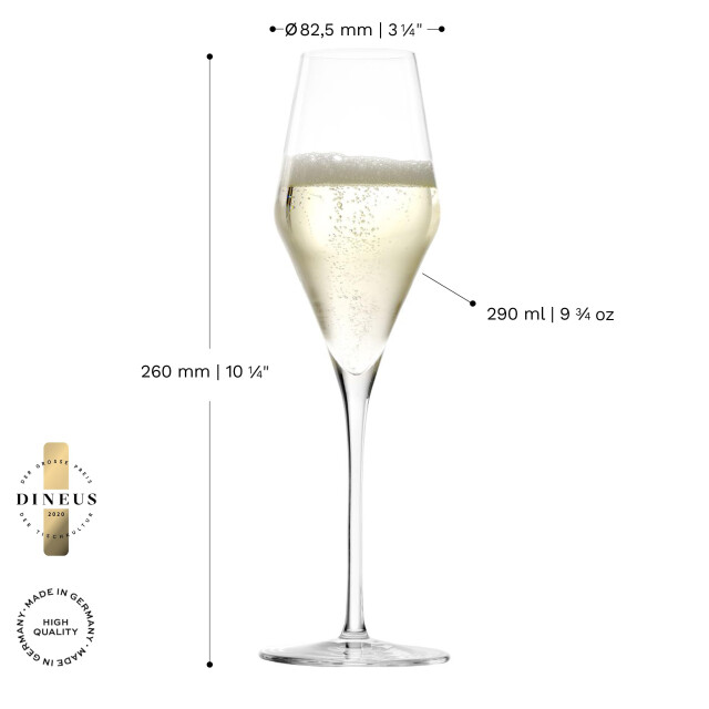 Stölzle Set/6 champagne 29 cl quatrophil 3083880 large