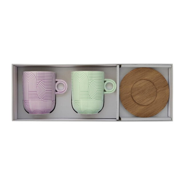 Easy Life Set/2 beker 35 cl + schotel acacia tlo3 3083853 large