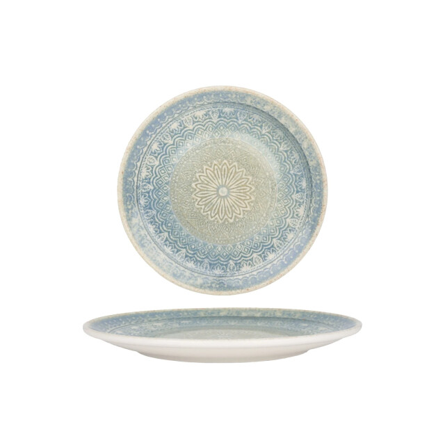 Bonna Dinerbord rivus ethnic porselein 27 cm set van 6 3078724 large
