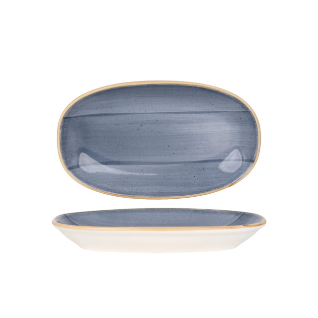 Bonna Serveerschaal aura dusk porselein 24x14 cm set van 2 3069043 large