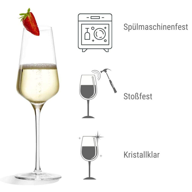 Stölzle Set/6 champagne 29 cl starlight 3083930 large