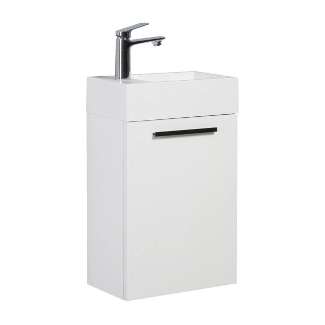 Badplaats Toiletmeubel athene 40 x 22 cm mat fonteinmeubel met wastafel 3180996 large