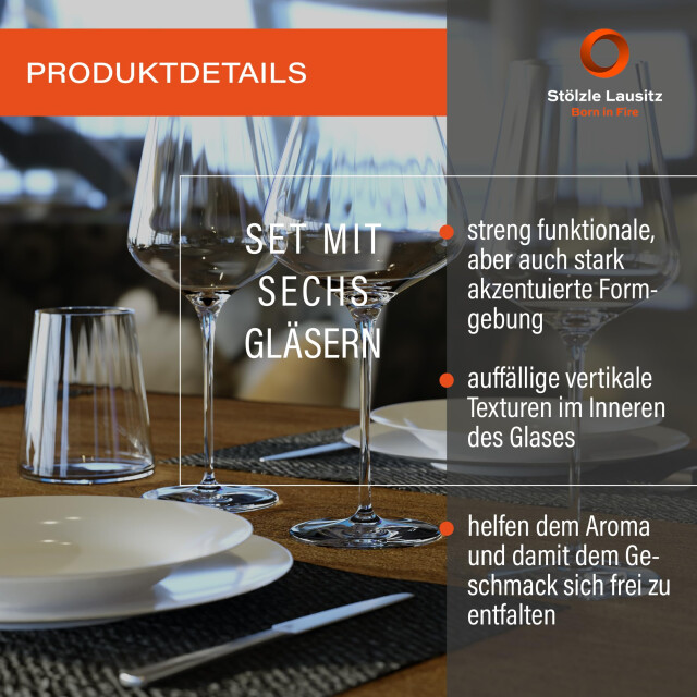 Stölzle Set/6 champagne 29 cl symphony 3083871 large