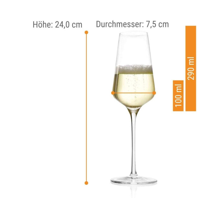 Stölzle Set/6 champagne 29 cl starlight 3083930 large