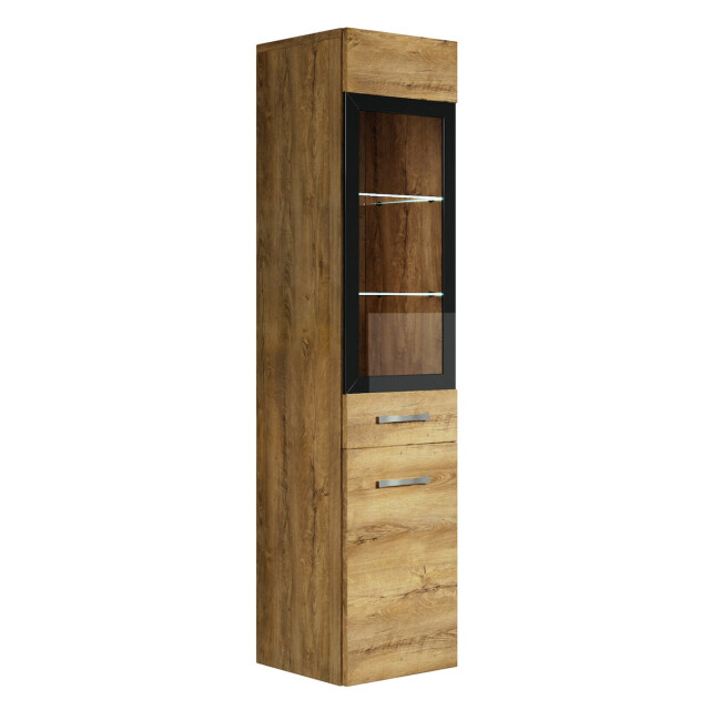 Badplaats Badkamerkast rio 30 x 30 x 131 cm bruin hangende kolomkast 3181276 large