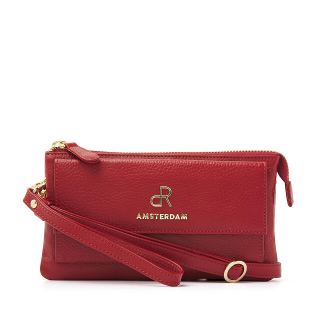 dR Amsterdam Schoudertas / clutch 1103538_Tango Red|one size large