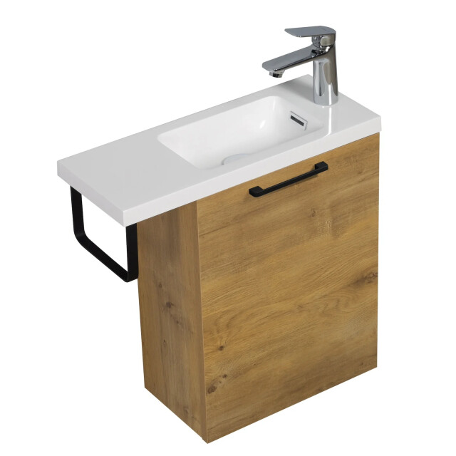 Badplaats Toiletmeubel neves 55 x 22 cm - fonteinmeubel met wastafel 3181011 large