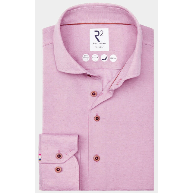 R2 Amsterdam Casual hemd lange mouw linen cotton knitted 128.wsp.019/087 184365 large