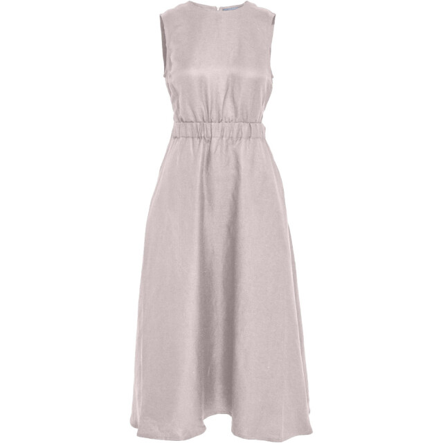 Minus Mssabbi midi linen dress nomad sand mel MI6560-353M large