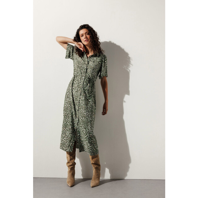 Tramontana Dress print greens C21-15-501-009996 large