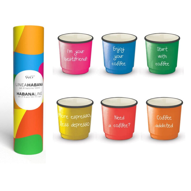 WD Lifestyle Set/6 espresso 10 cl habana line 3083861 large