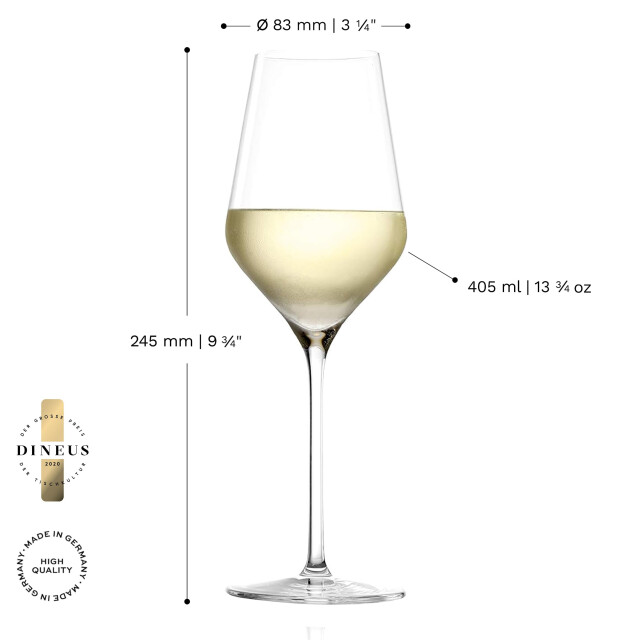 Stölzle Set/6 witte wijn 40,5 cl quatrophil 3083901 large