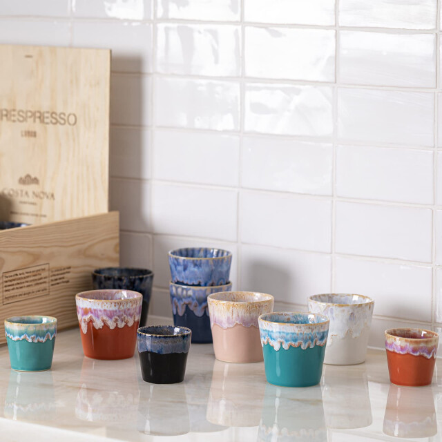 Costa Nova Set/6 lungo cup 19 cl soft turquoise 3083936 large