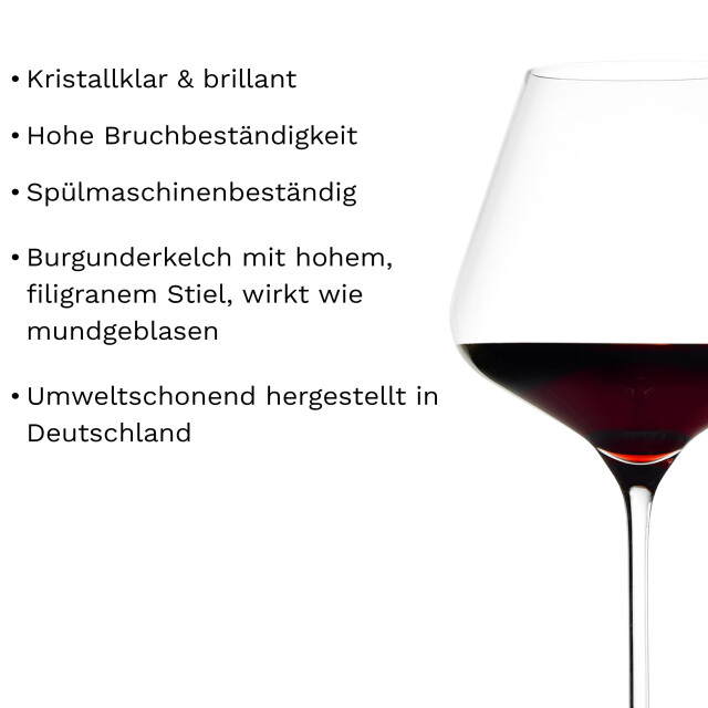 Stölzle Set/6 burgundy 71 cl quatrophil 3083895 large