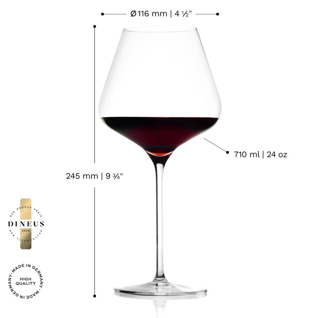 Stölzle Set/6 burgundy 71 cl quatrophil 3083895 large