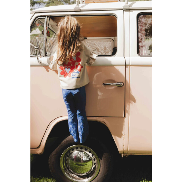 Looxs Revolution Zomer sweater meisjes s/s - 2512-7343-433-Desert sand large