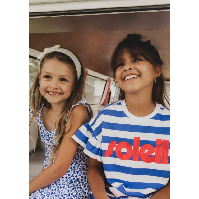 Looxs Revolution Zomer sweater meisjes s/s gestreept - 2512-7343-010-White large