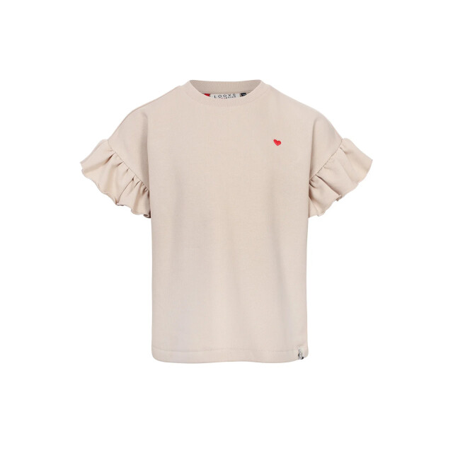 Looxs Revolution Zomer sweater meisjes s/s - 2512-7343-433-Desert sand large