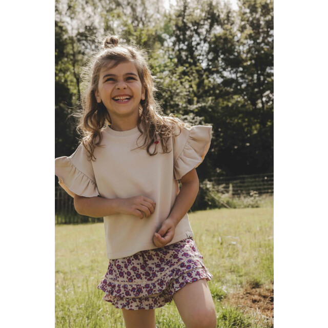 Looxs Revolution Zomer sweater meisjes s/s - 2512-7343-433-Desert sand large