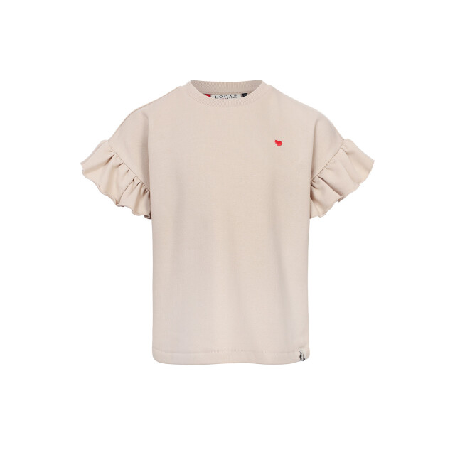 Looxs Revolution Zomer sweater meisjes s/s - 2512-7343-433-Desert sand large