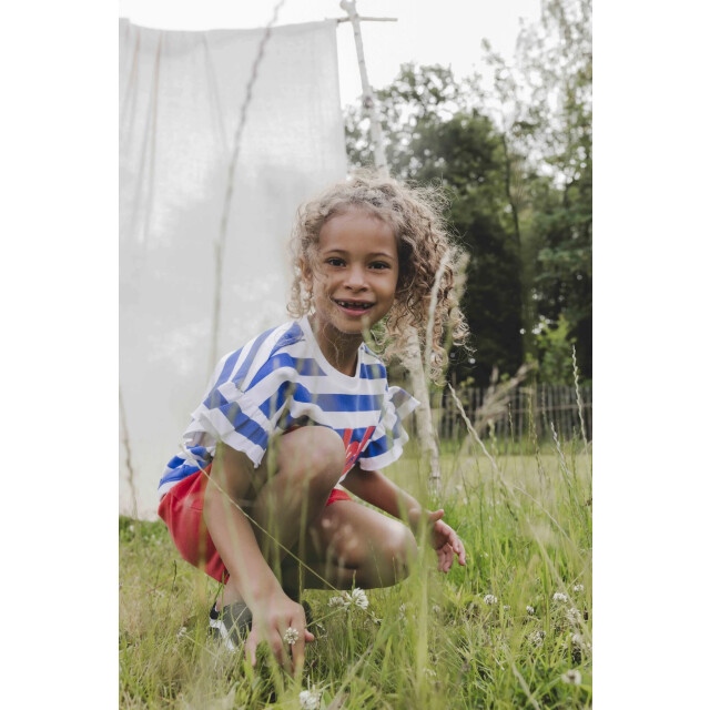Looxs Revolution Zomer sweater meisjes s/s gestreept - 2512-7343-010-White large