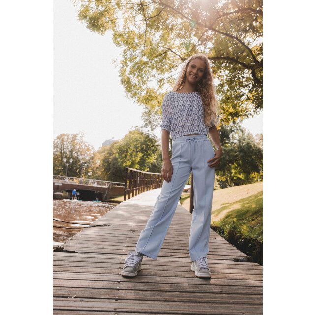 Looxs Revolution Zomer broek meisjes - 2512-5602-128-Blue pastel large