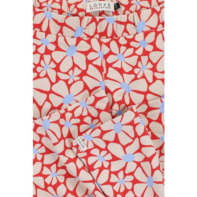 Looxs Revolution Zomer sweat broek meisjes - 2512-7638-828-Big flower large